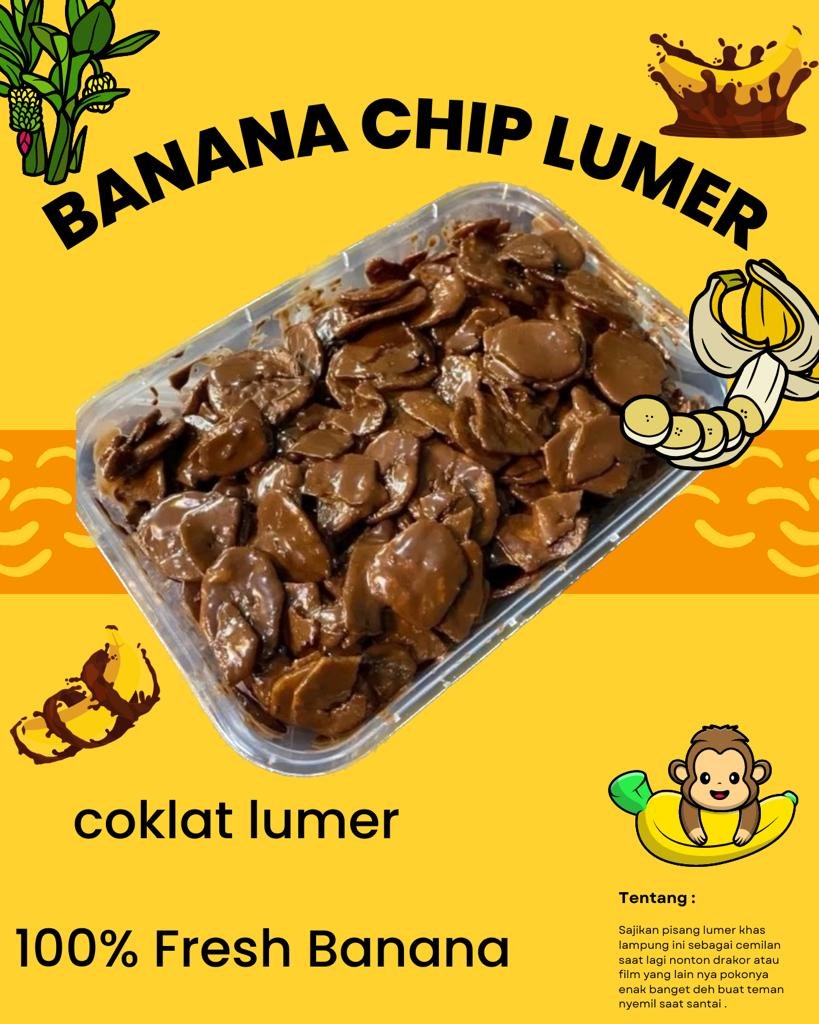 Keripik Pisang Coklat